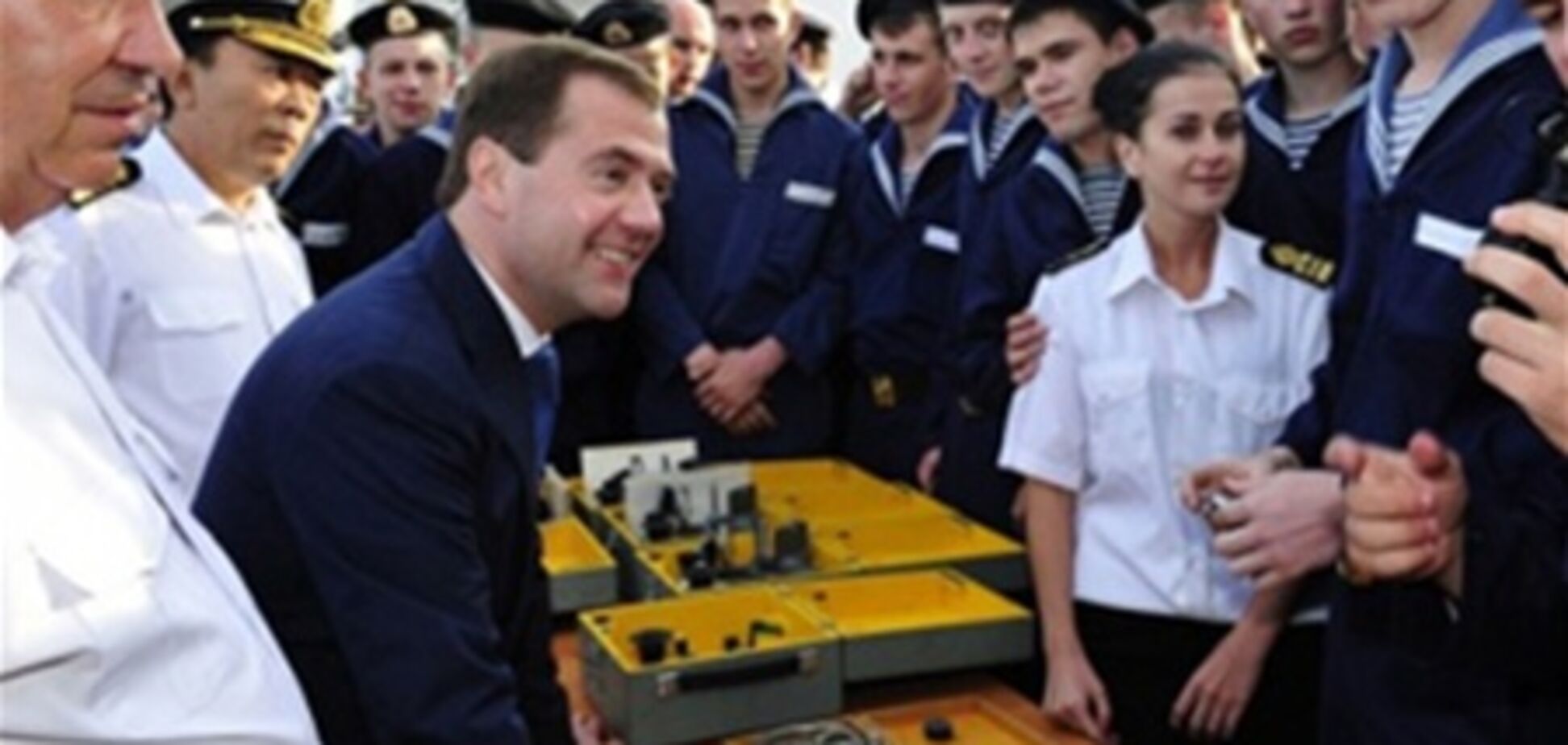 Президент Медведев во Владивостоке