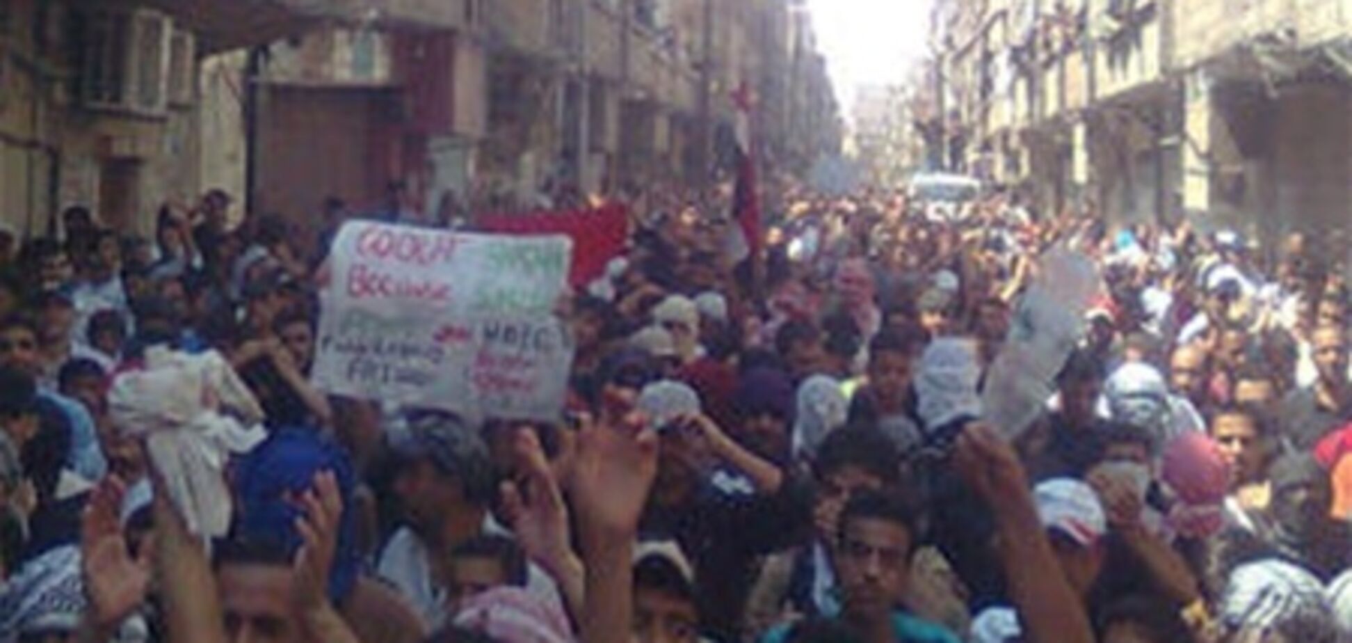 Сирія звинуватила в акціях протесту США