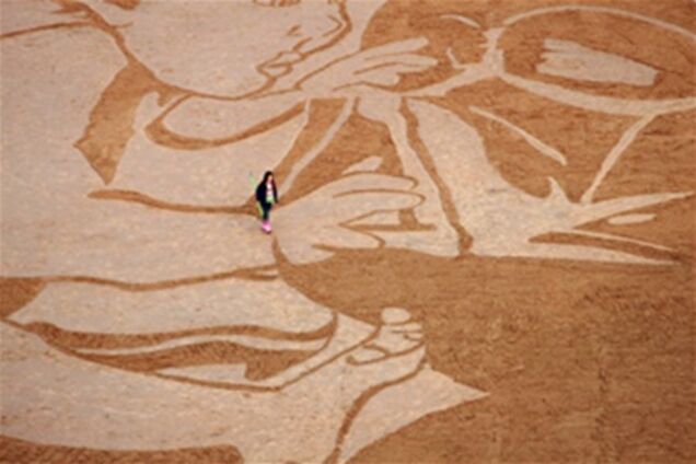 Удивительные работы на песке