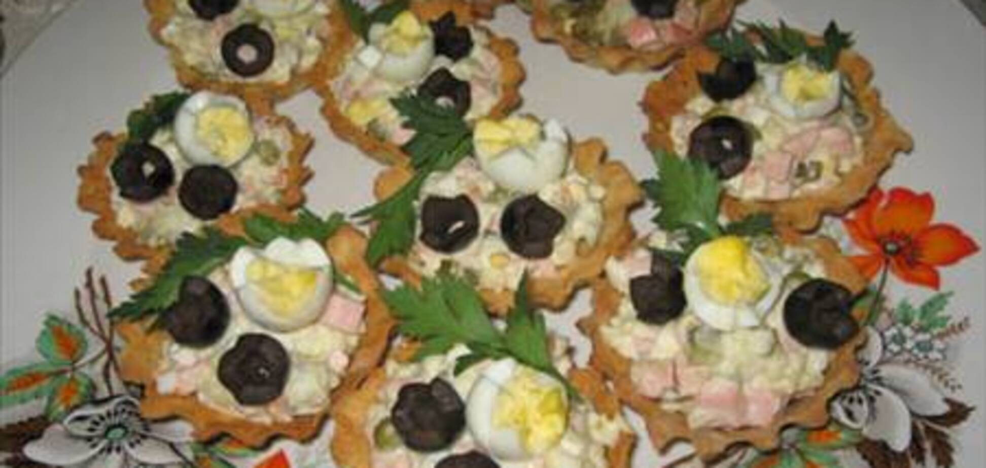 Тарталетки 'Сырные плетенки'