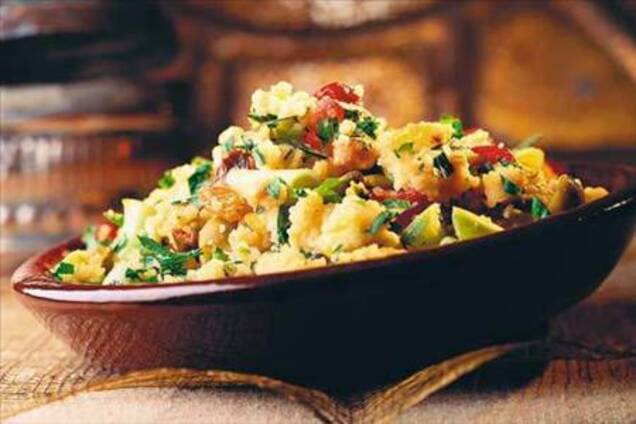 Кус-кус с бараниной и овощами