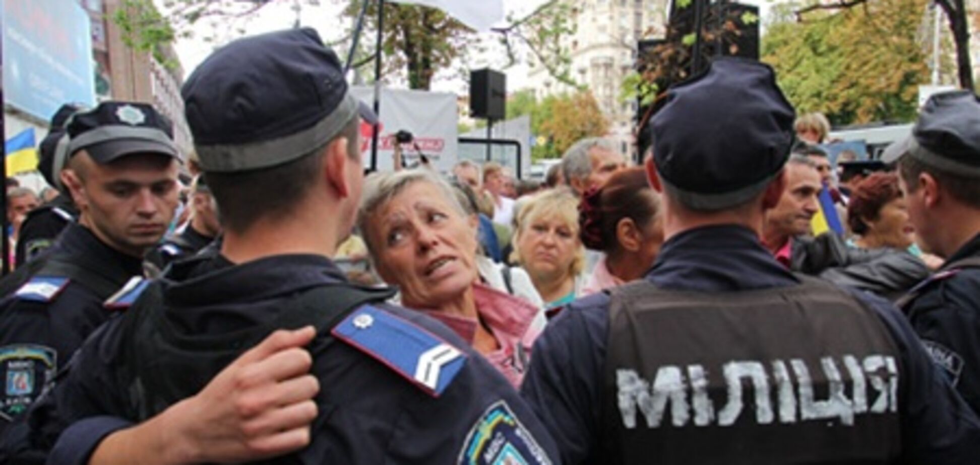 В МВД признались, что таки использовали газ против сторонников оппозиции