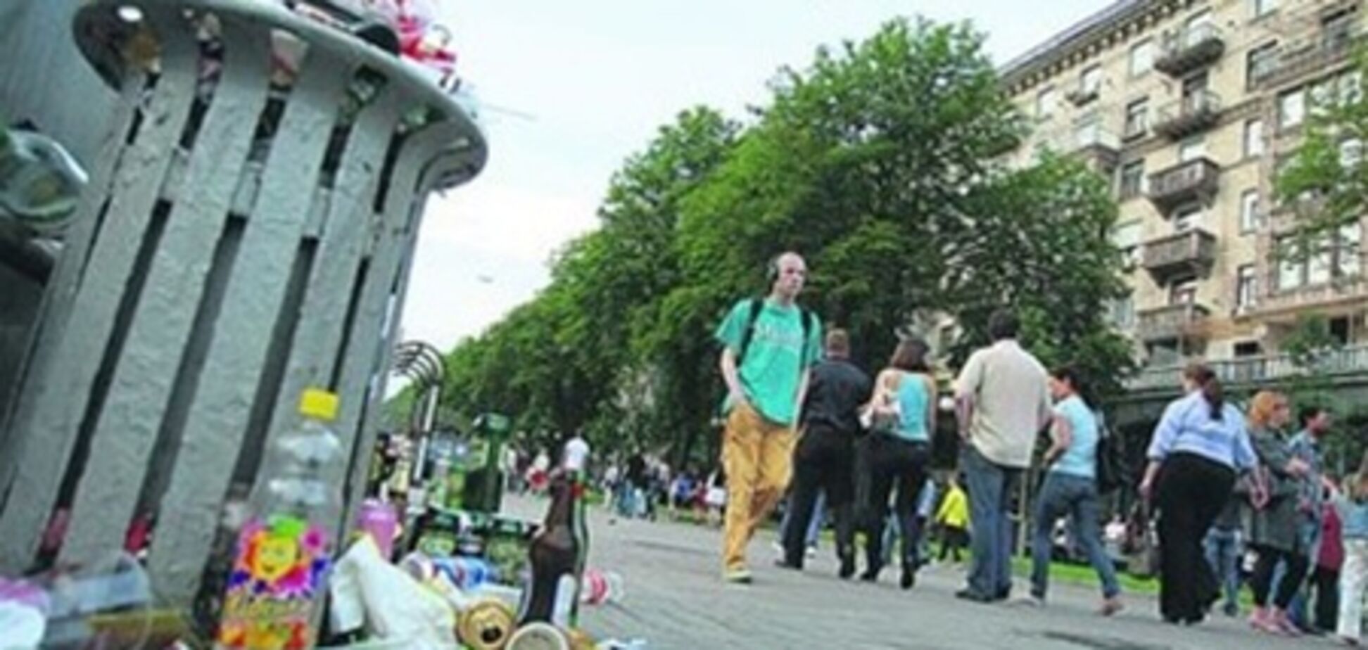 За мусор киевлян накажут рублем