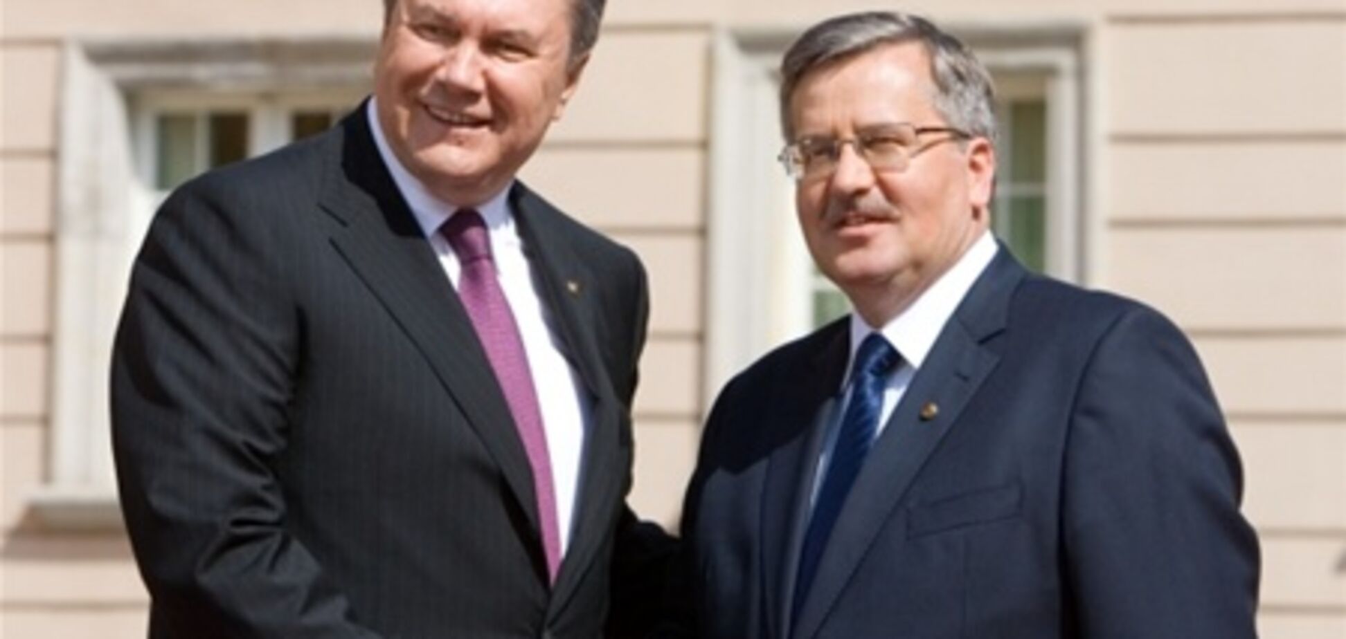 В Польше началась встреча Януковича и Коморовского