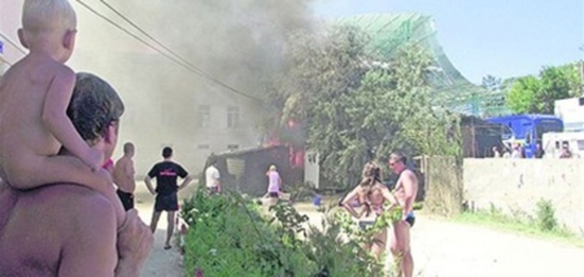 На' Золотому грамофоні' в Криму сталася пожежа