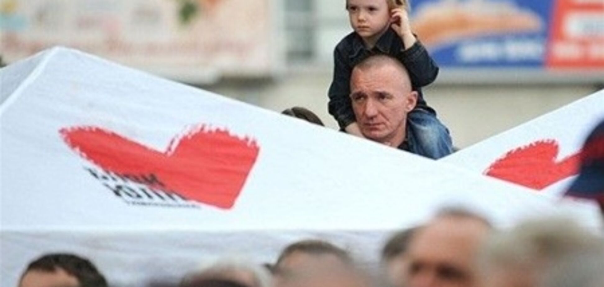На найбільшій площі Європи протестують 500 прихильників Тимошенко