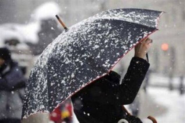 В Австрии выпал снег