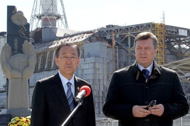 Генсек ООН благодарил Януковича