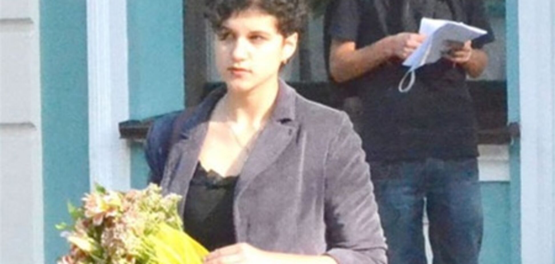 Девушка избила Табачника на глазах у европейских министров. Видео, фото