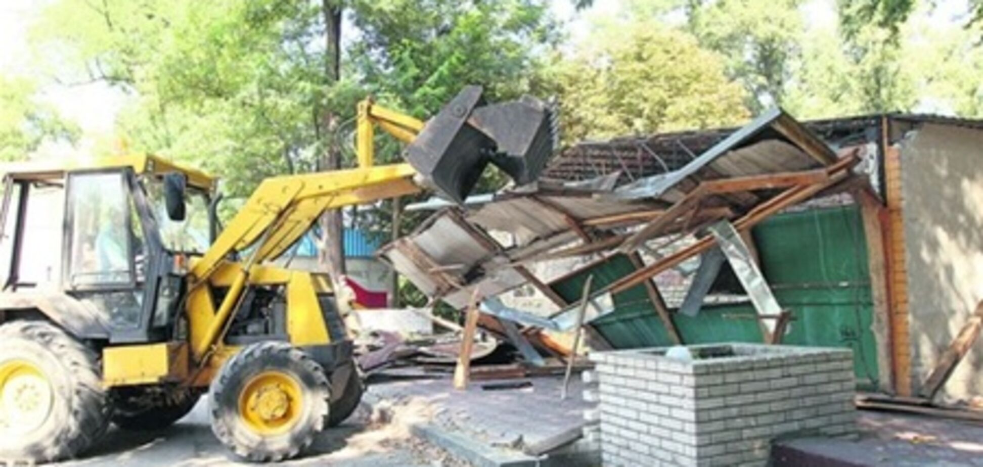 Гидропарк сносят