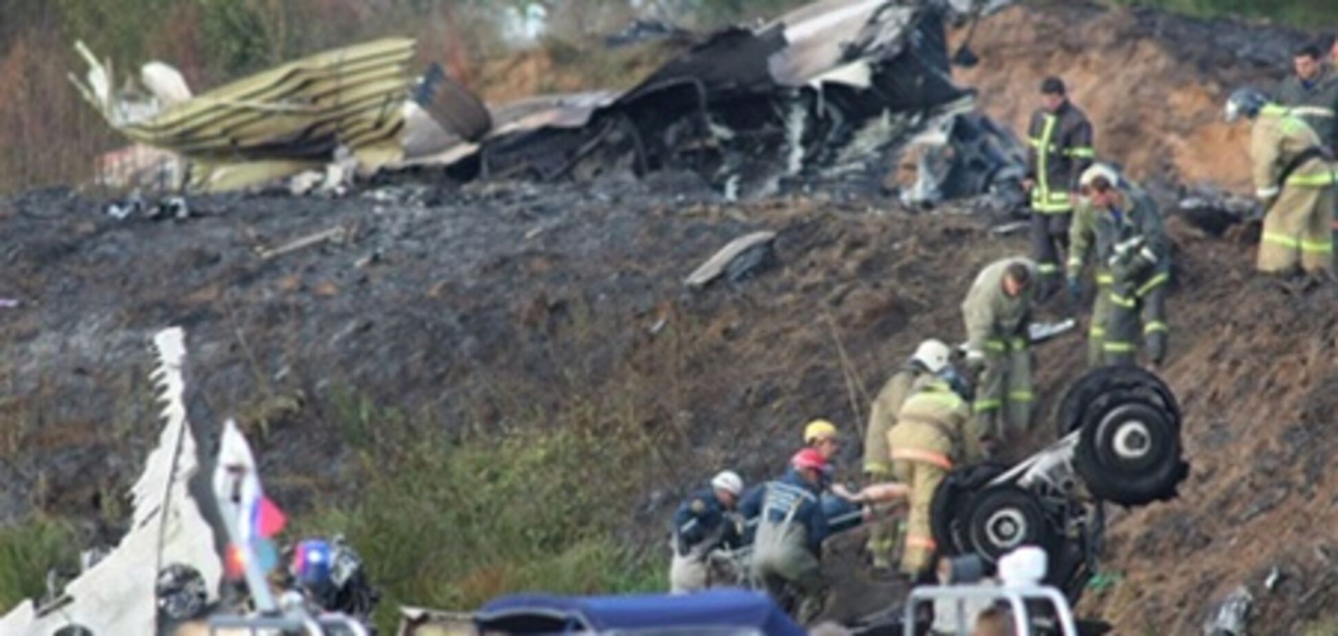 Трагедия в Ярославле: фото с места крушения Як-42