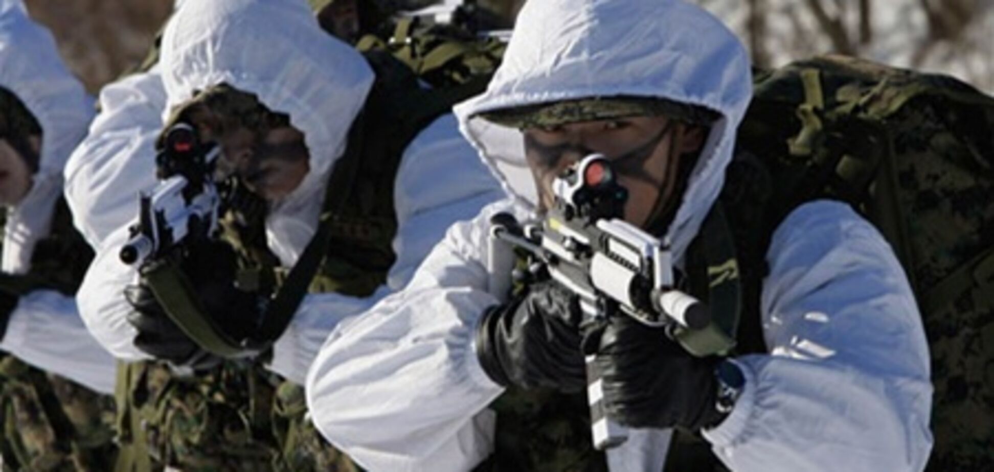 Зимняя закалка корейского спецназа