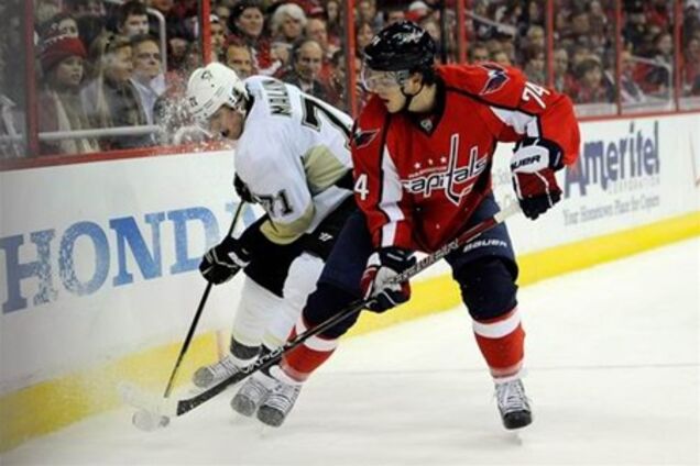 НХЛ. 'Вашингтон' минимально обыграл 'Питтсбург', победа 'Нью-Джерси'