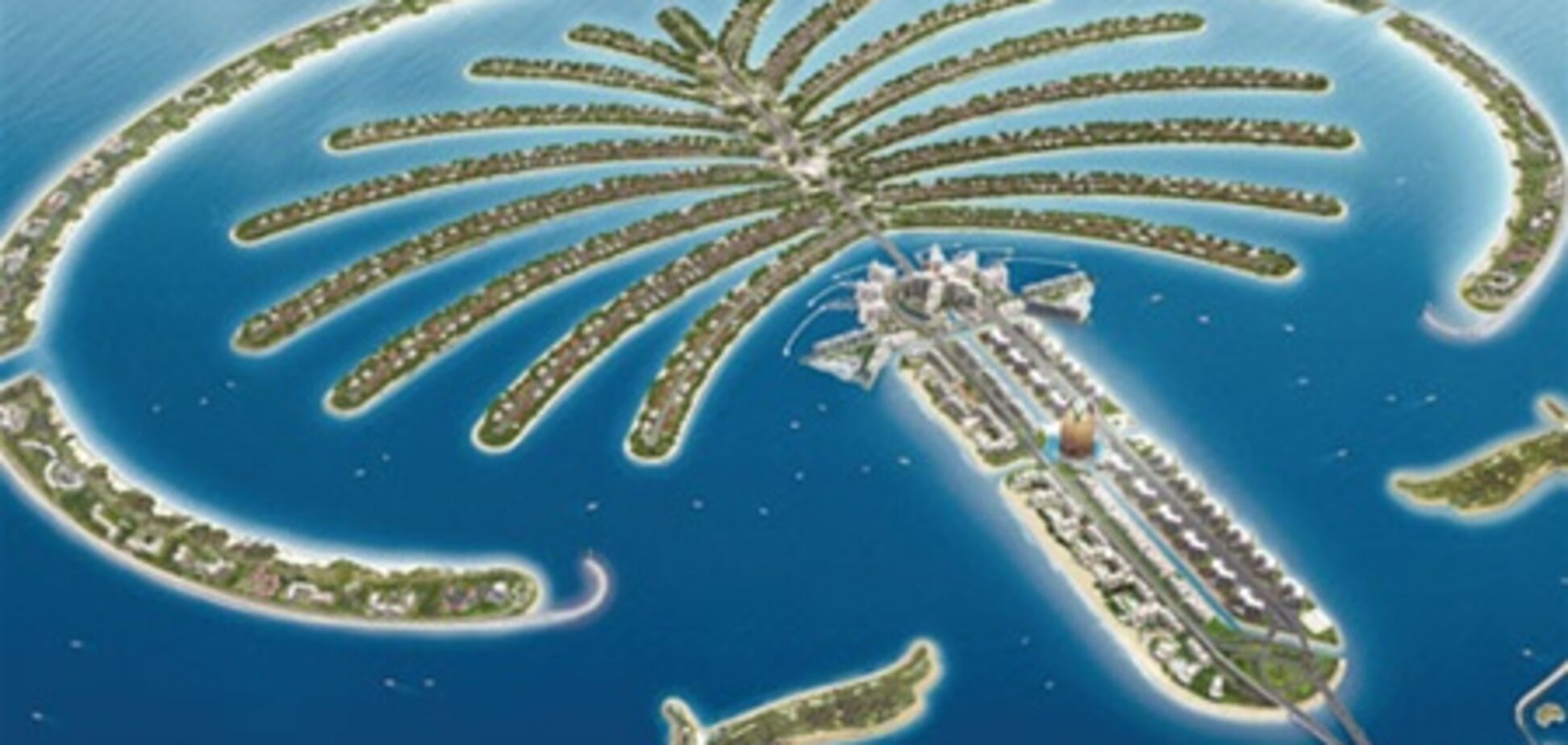 В Дубае задуман еще один мегапроект - на 'кончике пальмы'