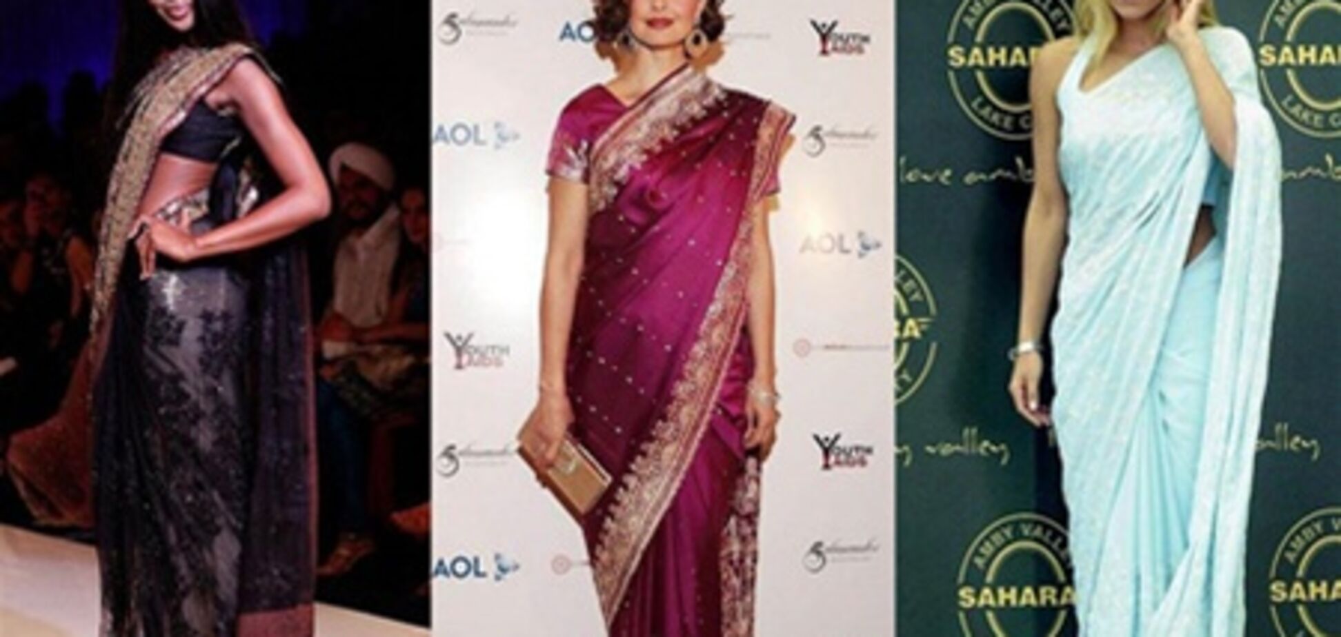 Знаменитості в індійському сарі