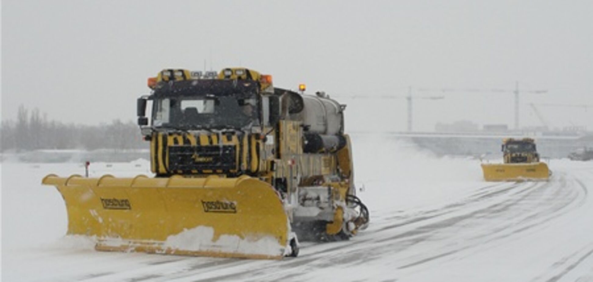 Аэропорт 'Борисполь' не выдержал снежной бури