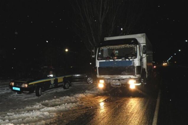 ГАИ нашла водителя, раздавившего грузовиком человека. Фото