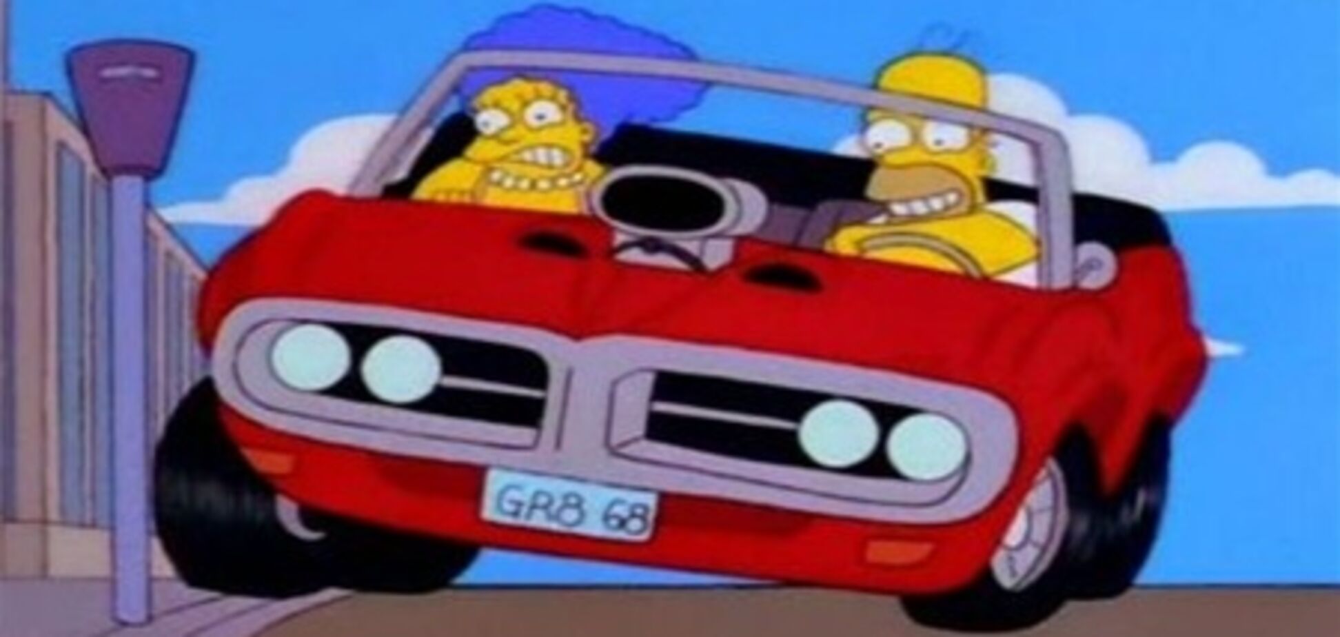 Как выглядят машины из мультфильма 'Симпсоны' в реальности. Фото. Ч. 1