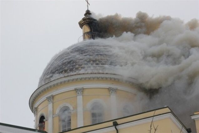 Настоятель горів Спасо-Преображенського собору підозрює підпал