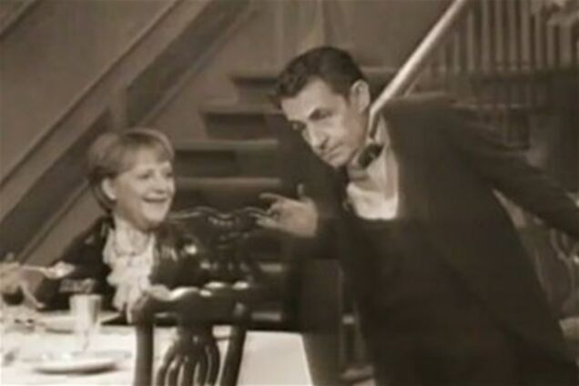 Комедийный ролик с Саркози и Меркель стал хитом YouTube. Видео