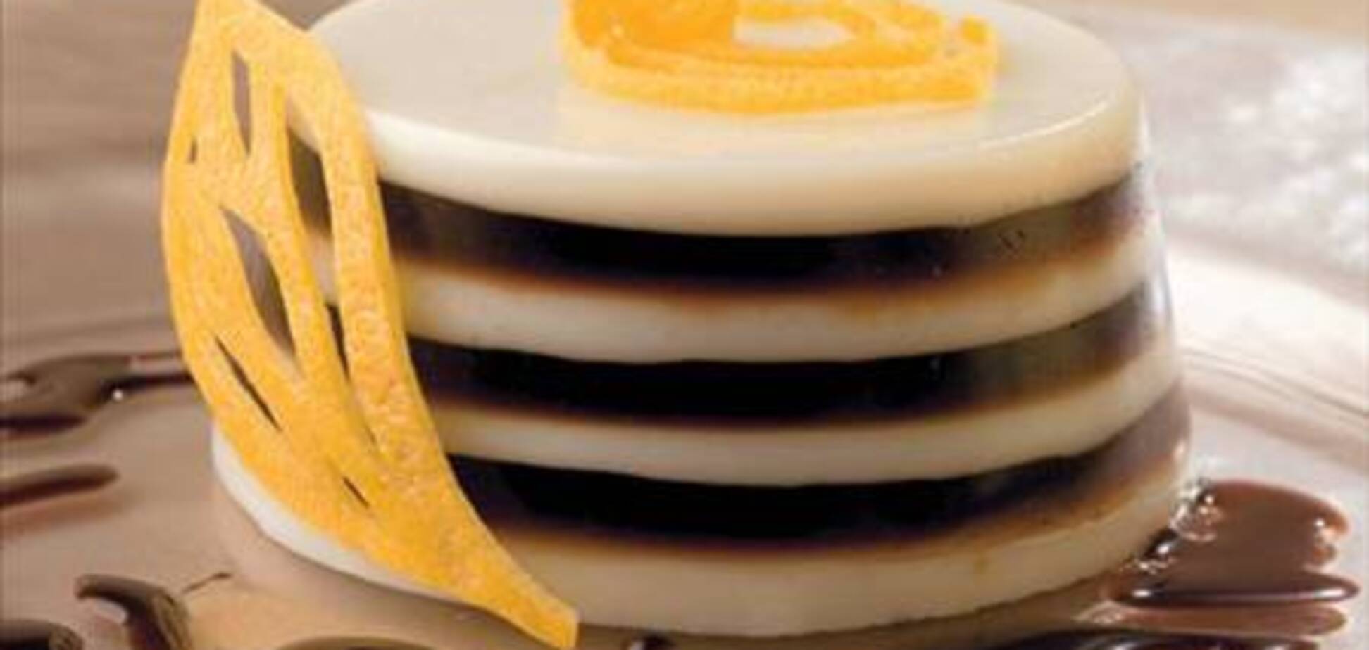 Кофейно-молочное желе