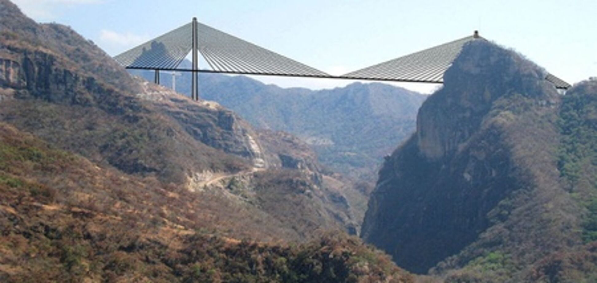 В Мексике открыли самый высокий в мире мост 