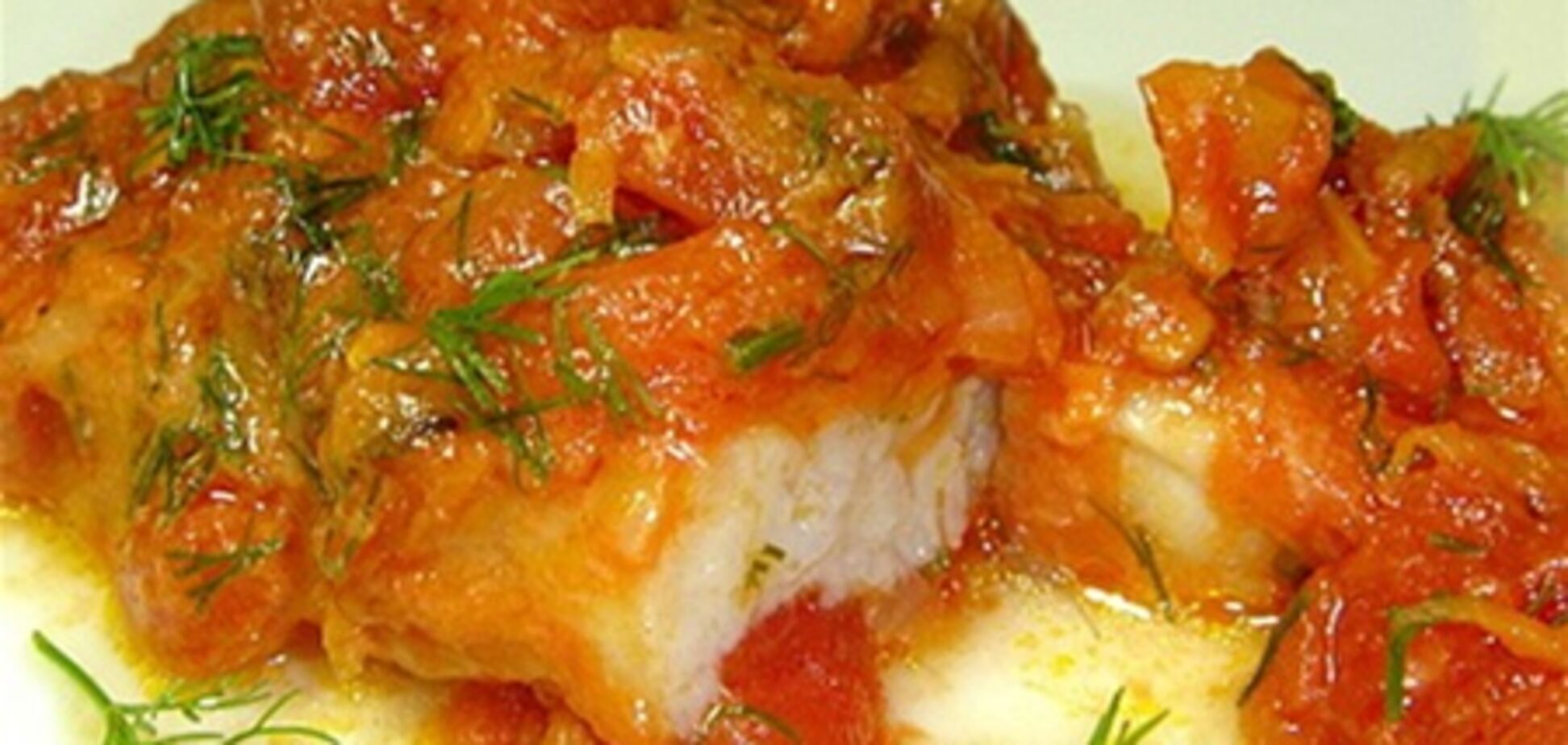 Тушеная рыба с овощами