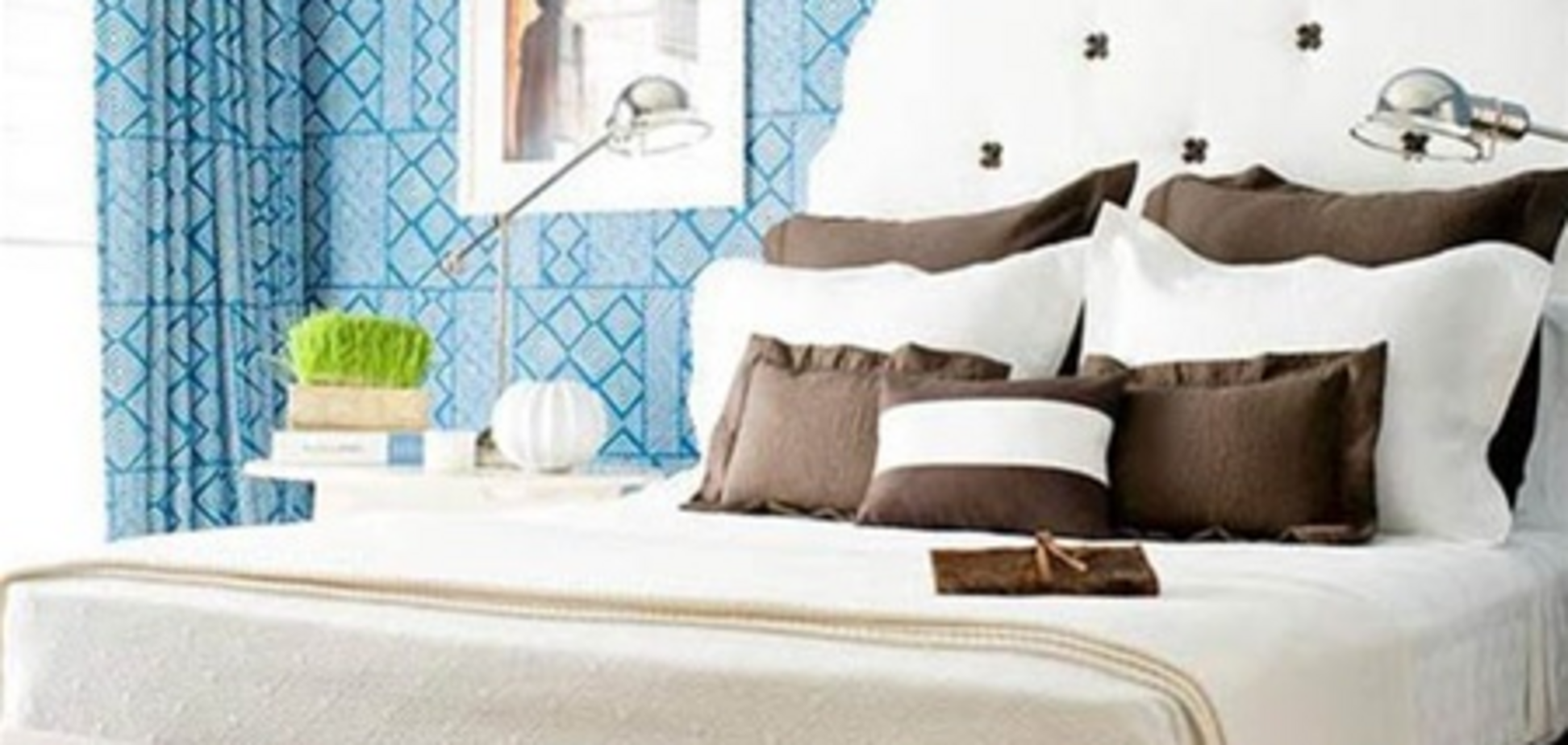 Как совместить коричневый и бирюзовый цвета в интерьере