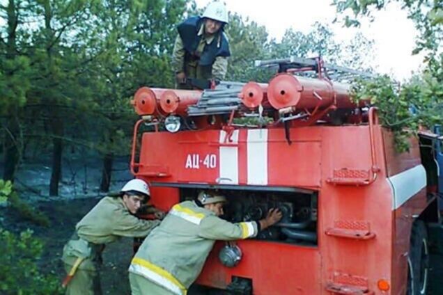 В магазине на Крещатике произошел пожар