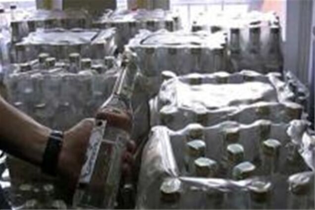 В Киеве обнаружили партию поддельной водки