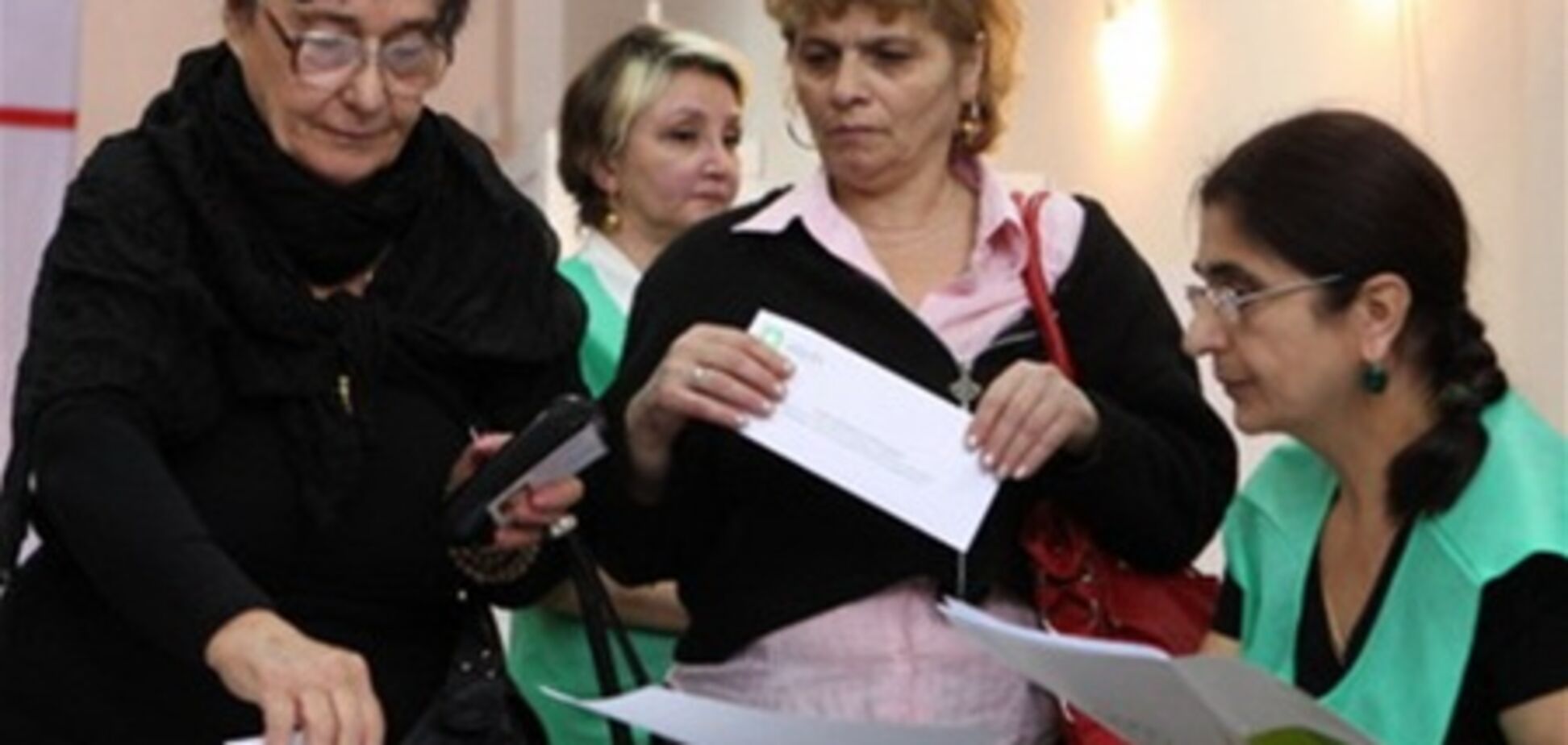 ЦИК: оппозиция Грузии лидирует на выборах с 57,13%