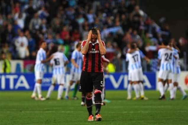 'Малага' неожиданно обыграла 'Милан'