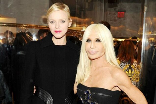 Звездные модницы отпраздновали открытие бутика Versace.  Фото