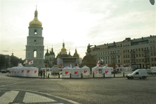 В день выборов на Софийской площади выступят лидеры 'Батьківщини'