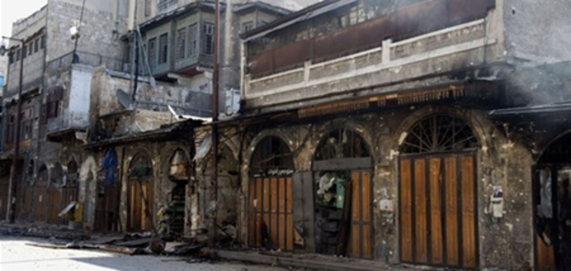 Сирийский Алеппо лишился средневекового рынка