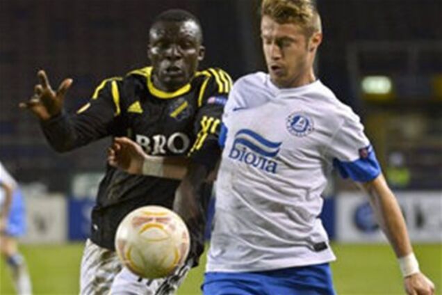 'Днепр' вырвал победу в Швеции