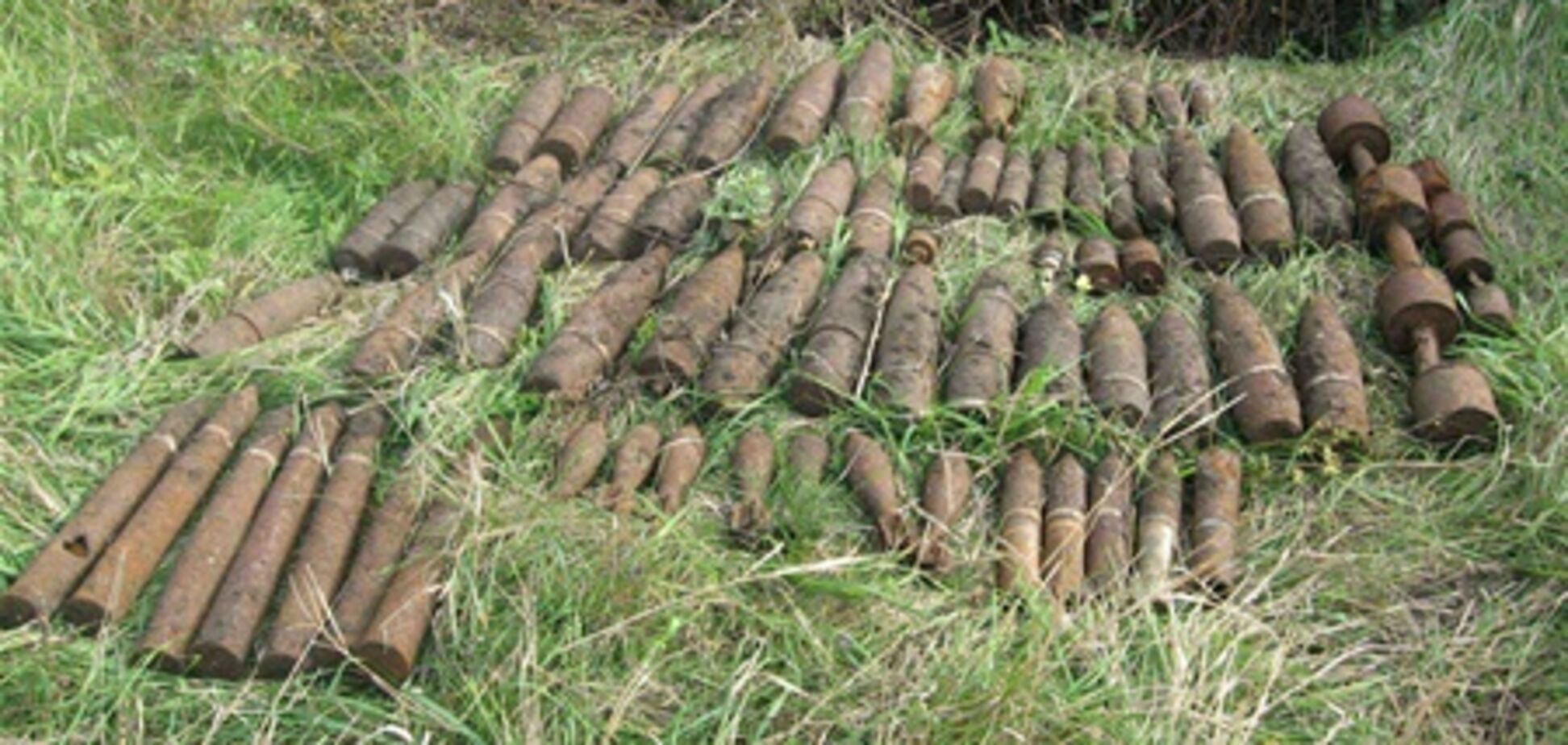 На Харківщині біля автодороги виявили 400 боєприпасів