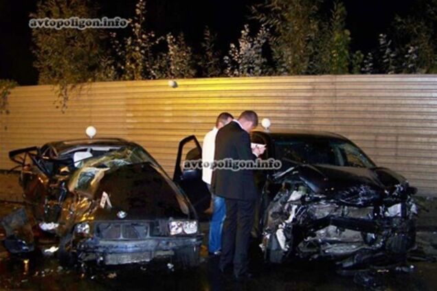 Фото и видео гибели прокурорских работников в ДТП в Киеве