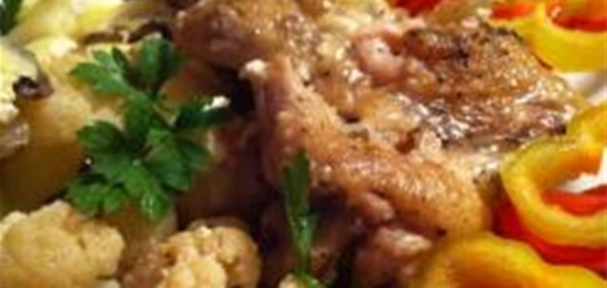 Курица запеченная с цветной капустой