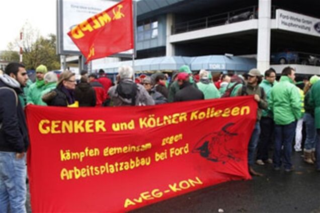В Бельгии 40 тысяч рабочих протестуют против закрытия завода Ford