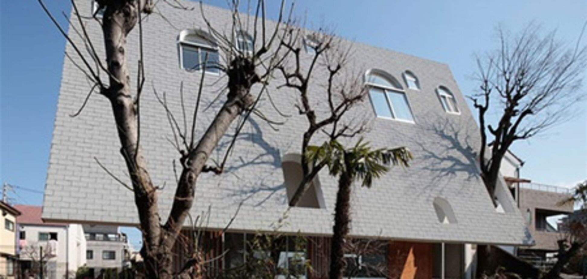 В Японии построили дом с живыми деревьями