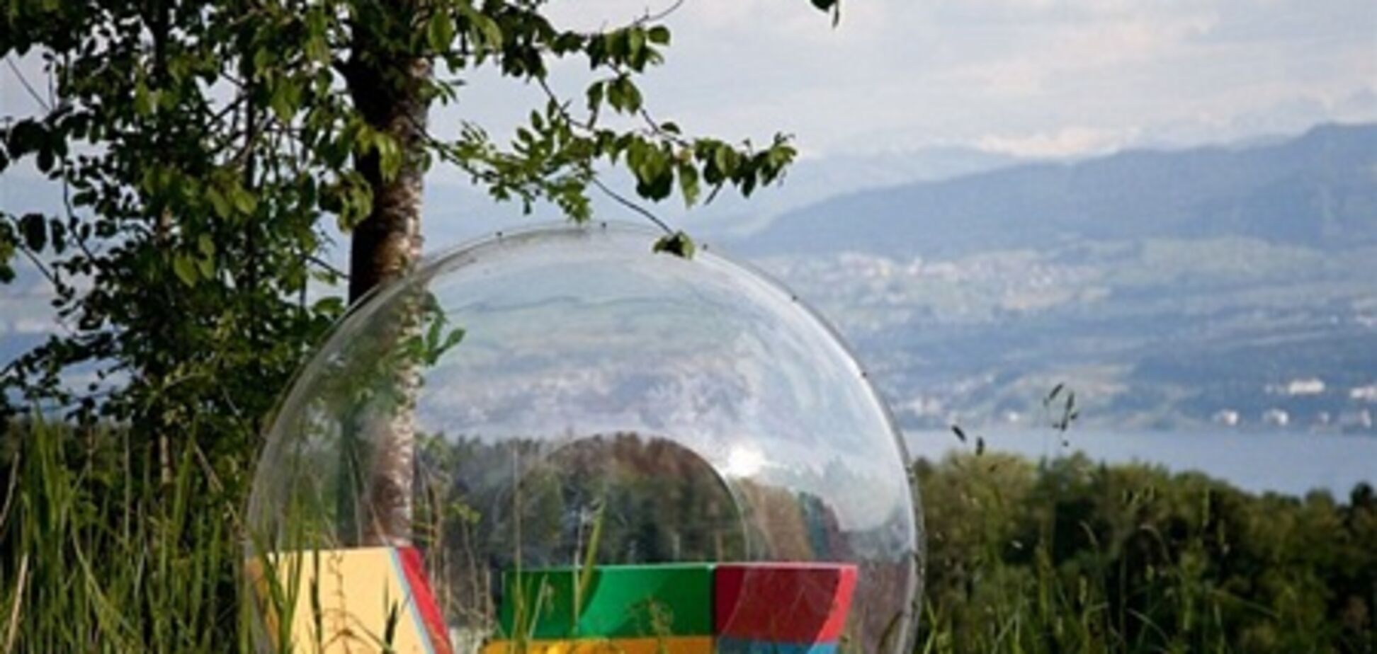 Дом-пузырь изобрели в Швейцарии