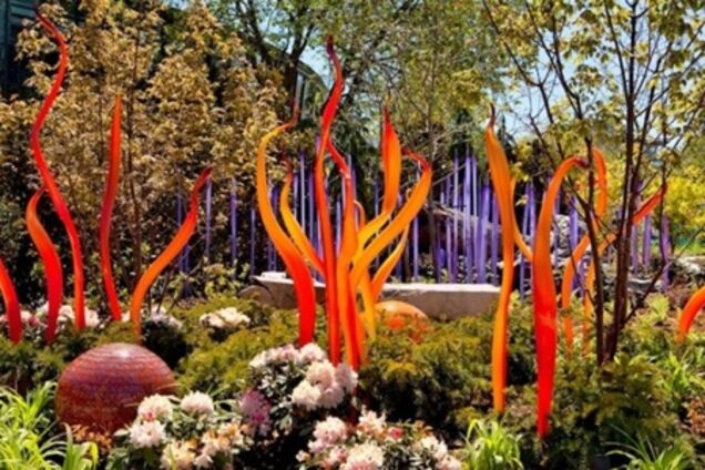 Стеклянные цветы в Сиетле