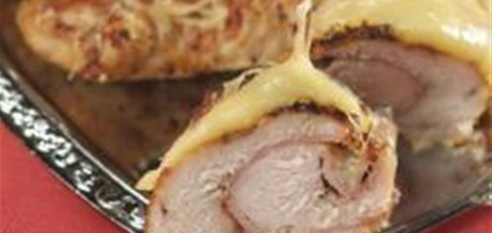 Рулетики из телятины с сыром