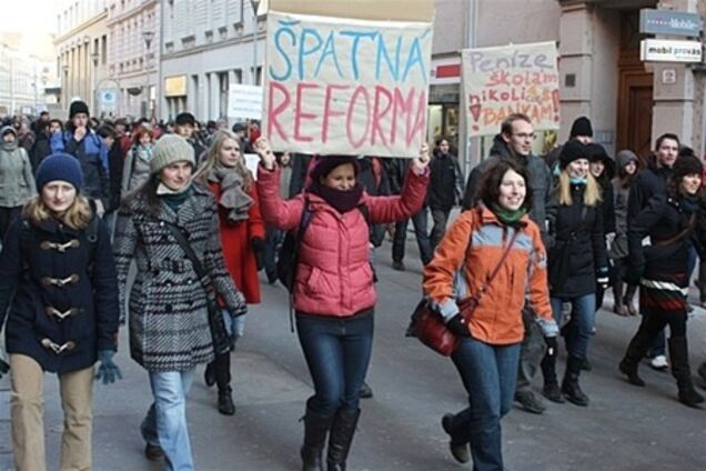 У Празі пройшли антиурядові демонстрації