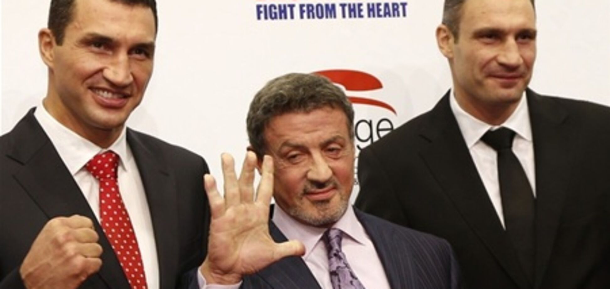 Кличко и Сталлоне представили мюзикл 'Рокки'