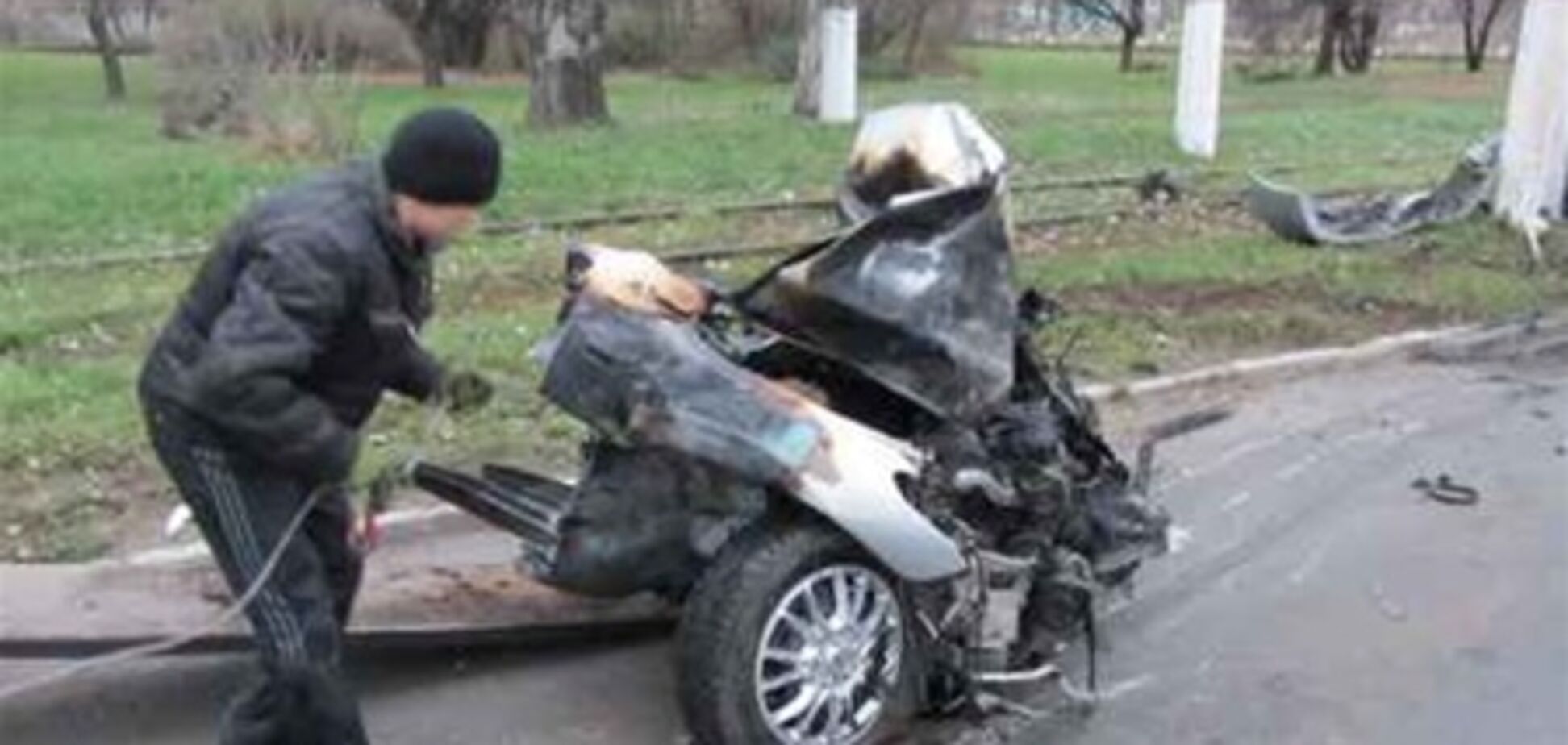 Ужасное ДТП в Краматорске: от машины осталась половина