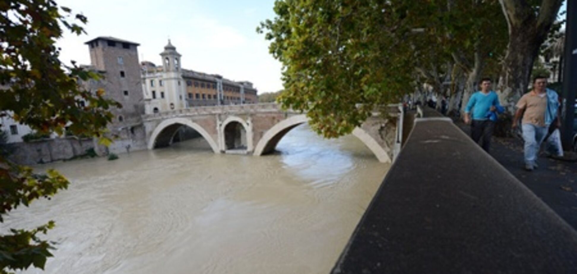 Наводнение добралось до Рима