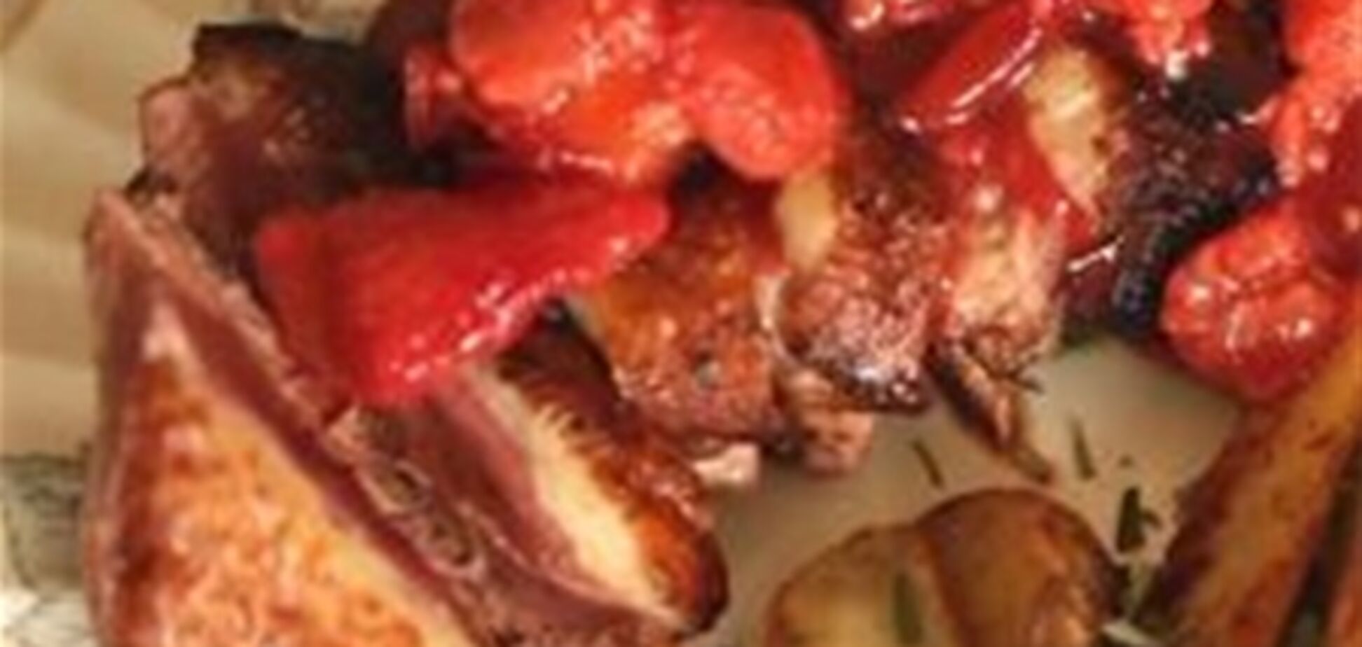 Утиная грудка с фруктами