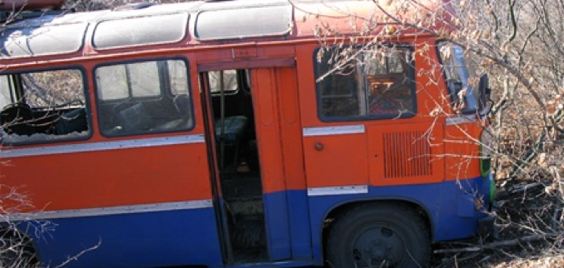 Фото смертельного ДТП с шахтерами на Луганщине